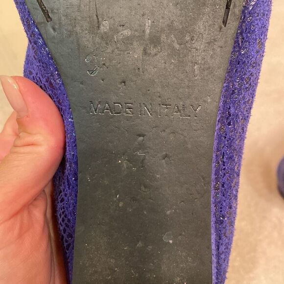 French Sole Zeppa Flat Size 7 - Picture 5 of 6